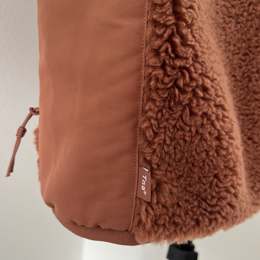 TNA Rust Sherpa Zip-Up Vest - Picture 9 of 16